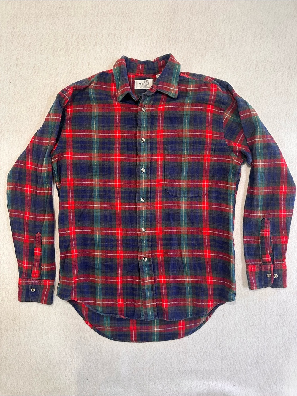 The Men's Store at Sear’s Red & Green Plaid Button-Down Shirt
